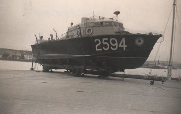 On the slip at RAF Mountbatten
